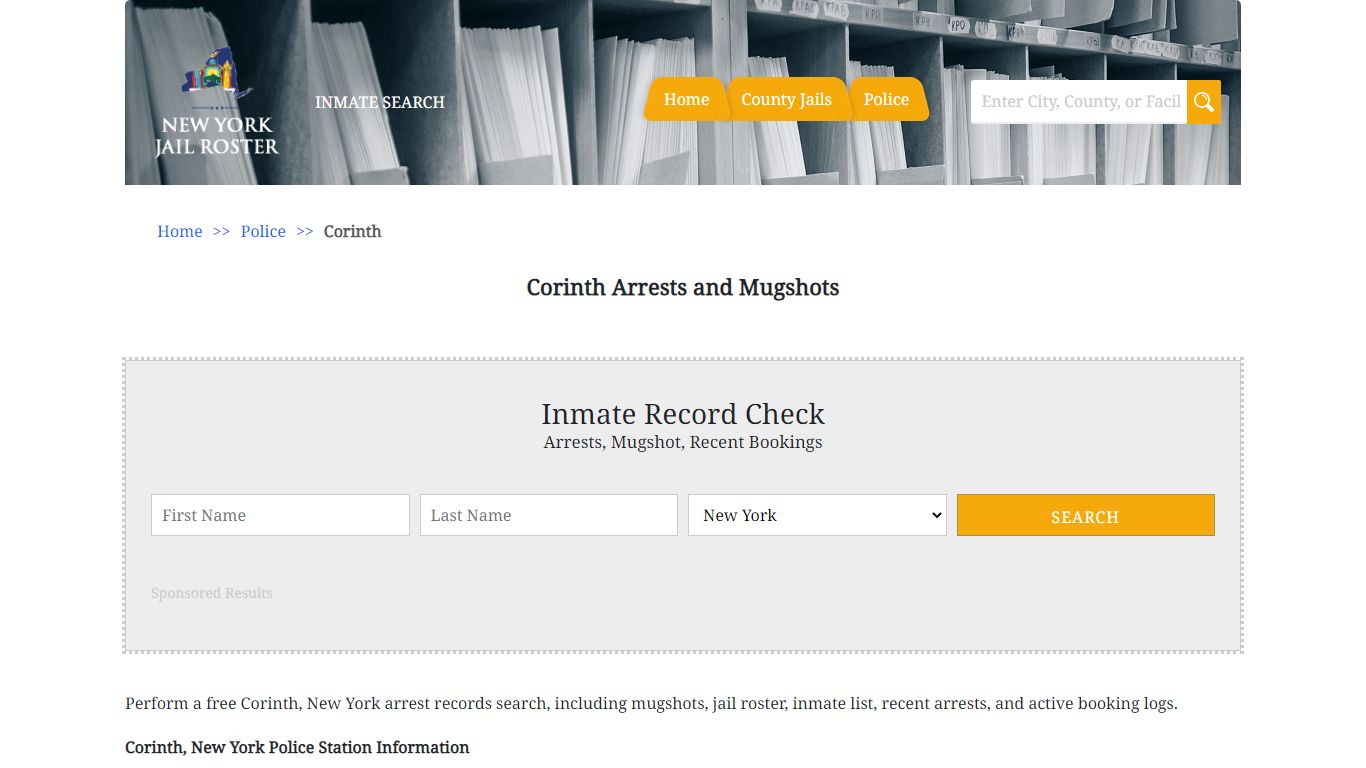 Corinth Arrests and Mugshots | Jail Roster Search